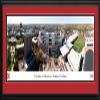 Nebraska Football, Memorial Stadium - Double Mat, Deluxe Framed Picture by Blakeway Panoramas (44"W x 18"H) view 1