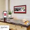 Nebraska Football, Memorial Stadium - Double Mat, Deluxe Framed Picture by Blakeway Panoramas (44"W x 18"H) view 2