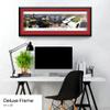 Nebraska Football, Memorial Stadium - Double Mat, Deluxe Framed Picture by Blakeway Panoramas (44"W x 18"H) view 3