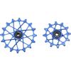 12T+16T Rear Puller Guide Wheel Puller Ceramic Bearing: Suitable for SRAM Garbaruk SRAM 11/12 Speed Bicycle Rear Puller Guide Wheel (Blue Pulleys) view 1