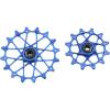 12T+16T Rear Puller Guide Wheel Puller Ceramic Bearing: Suitable for SRAM Garbaruk SRAM 11/12 Speed Bicycle Rear Puller Guide Wheel (Blue Pulleys) view 2