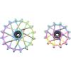 12T+16T Rear Puller Guide Wheel Puller Ceramic Bearing: Suitable for SRAM Garbaruk SRAM 11/12 Speed Bicycle Rear Puller Guide Wheel (Color Pulleys) view 1