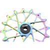 12T+16T Rear Puller Guide Wheel Puller Ceramic Bearing: Suitable for SRAM Garbaruk SRAM 11/12 Speed Bicycle Rear Puller Guide Wheel (Color Pulleys) view 2