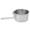 Zoeyilan 1L Camping Gear Pot, Camping Pot, Portable Camping Pot with Adjustable Handle, with Lid, Backpacking Pot Cookware Set and Mess Kit, for Camping Hiking Picnic Travel view 4
