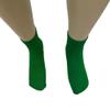 AMiNA Non Slip Grip Socks for Adults 3 Pairs, Green Medium  Hospital Socks with Grips for Men & Women, Soft, Breathable, Anti-Skid Safety for Recovery, Elderly, Nursing Homes & Daily Comfort view 2
