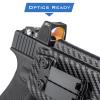 IWB Kydex Holster for Glock 17 19 19x 22 23 45 MOS Gen 3/4/5 with Streamlight TLR1/TLR-1 HL/TLR-1S Flashlight Red Dot Optics Ready, G17/G19 Appendix Concealed Carry Accessories, Right Hand Draw view 4