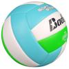 Baden | Soft Strike | Cushioned Synthetic Leather Recreational Volleyball | Indoor/Outdoor for Beginners & Youth | Official Size | Blue/Green/White view 4