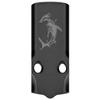 NDZ Performance MOS Optic Cover Plate for Glock 43X & Glock 48, Anodized Aluminum with Silver Color Filled Engraving, Made in USA - Hammerhead Shark view 1