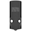NDZ Performance MOS Optic Cover Plate for Glock 43X & Glock 48, Anodized Aluminum with Silver Color Filled Engraving, Made in USA - Emotional Support Pistol view 1