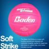 Baden | Soft Strike | Cushioned Synthetic Leather Recreational Volleyball | Indoor/Outdoor for Beginners & Youth | Official Size | Pink view 2