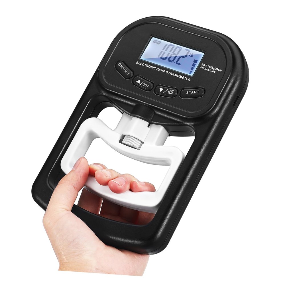 BESPORTBLE Hand Grip Dynamometer Grip Strength Grip Strength Tester Hand Grip Dynamometer Rechargeable Grip Strength Training Grip Tester Stylish Appearance