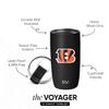 Simple Modern Officially Licensed NFL Cincinnati Bengals 16oz Travel Coffee Tumbler with Flip Lid | Stainless Steel Cup | Football Gifts for Men, Women | Voyager Collection | Cincinnati Bengals view 2