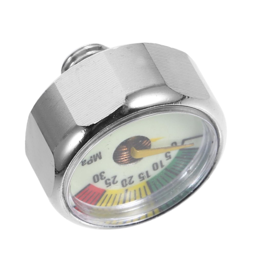 KOMBIUDA Dive Gauge Luminous Depth Pressure Gauge Waterproof 30m Night Diving Cylinder Monitor for Accurate Display