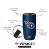 Simple Modern Officially Licensed NFL Tennessee Titans 16oz Travel Coffee Tumbler with Flip Lid | Stainless Steel Cup | Football Gifts for Men, Women | Voyager Collection | Tennessee Titans view 2
