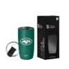 Simple Modern Officially Licensed NFL New York Jets 16oz Travel Coffee Tumbler with Flip Lid | Stainless Steel Cup | Football Gifts for Men, Women | Voyager Collection | New York Jets view 1