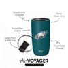 Simple Modern Officially Licensed NFL Philadelphia Eagles 16oz Travel Coffee Tumbler with Flip Lid | Stainless Steel Cup | Football Gifts for Men, Women | Voyager Collection | Philadelphia Eagles view 2