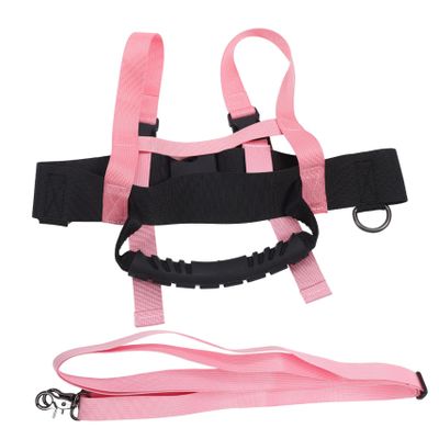 COOLHIYA Skiing Traction Strap for Boys and Girls Skating Training Ski Auxiliary Safety Belt for Toddlers for Outdoor Snowboarding and Ice Skating Activities