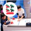 COOLHIYA 16pcs Air Hockey Pucks Paddles Replacement Set Ergonomic Handles Game Table Accessories for Enhanced Play Includes Red Dark Blue Paddles and Pucks view 4