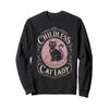Childless Cat Lady Whimsical Pet Lover Sweatshirt view 1