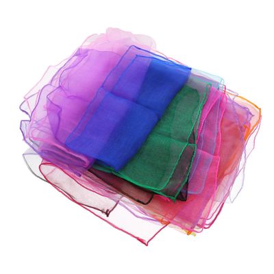 AOKWAWALIY 6pcs Ribbon Scarves Dance Accessories Dance Juggling Scarves Movement Chiffon