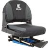 Clam Outdoors Deluxe Seat Assembly  Compatible with Legend, Yukon, Voyager, Jason Thermal X, X200 & X300 Shelters  Includes Pre-Assembled Padded Seat with Cover  Ice Fishing Accessory view 1