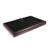 WOONEKY Wooden Jewelry Tray Dish Organizer Necklace Holder Cosmetics Display Plate Trinket Dish Decorative Storage view 1