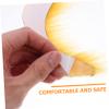 BESTYASH 1set Halloween Party Fake Beard and Eyebrow Cosplay Accessory for Adults Lightweight Cloth Material Unique Funny Costume Decoration for Carnival Celebrations Yellow view 2