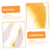 BESTYASH 1set Halloween Party Fake Beard and Eyebrow Cosplay Accessory for Adults Lightweight Cloth Material Unique Funny Costume Decoration for Carnival Celebrations Yellow view 3