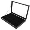 BESTYASH Jewelry Storage Box Lid Portable Jewelry Organizer for Rings Earrings Necklaces Lightweight Velvet Case for Travel and Daily Use for Special Occasions view 1