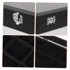 BESTYASH Jewelry Storage Box Lid Portable Jewelry Organizer for Rings Earrings Necklaces Lightweight Velvet Case for Travel and Daily Use for Special Occasions view 3