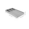 CAXUSD 4pcs Stackable Jewelry Tray Organizer Velvet Jewelry Storage Dish for Rings Earrings and Pendants Space-saving Dresser and Nightstand Decor Gray Color view 4