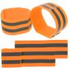 Outanaya 4pcs Night Running Reflective Wristbands Wristbands for Events Safety Gear Reflective Tape view 1