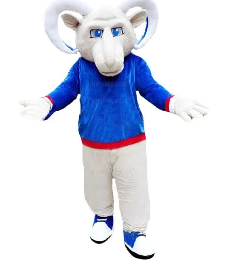 Power Sport Ram Suit Animal Mascot Costume Party Carnival Costumes With Fan Inside the Head