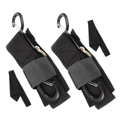Parliky 2sets Heavy Duty Boat Tie Down Straps of Transom Straps for Trailers Easy to Install Versatile for Kayaks Motorboats Yachts