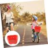 BESPORTBLE Cute Front Bike Basket for Boy Girl Spacious Storage Container Easy to Install Fit for Boy Girl s Bicycles Orange Toys Snacks and Picnics view 4