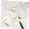 ANDRESLAD Vintage Glass Jewelry Organizer Box Necklace Earring Storage Cosmetics Box view 2
