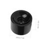 BIUDECO 4pcs Professional Shock-Resistant Skateboard Wheels Pu Long Board Wheels for Smooth Riding Easy Installation Durable and Wear-Resistant Black view 4