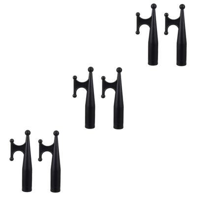 Toddmomy 6pcs Nylon Boat Hook End for Kayak and Dinghy Replacement Accessory for Poles for Docking and Retrieving Ropes Multi-Functional Use