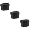 BESPORTBLE 3pcs Racket End Cap Tennis Racket End Protector Replacement Handle Tennis Accessories Non-Slip Grip view 1