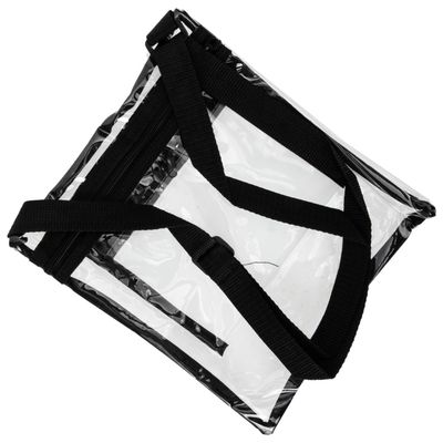 BIUDECO Clear Crossbody Stadium Bag with Adjustable Strap Transparent Purse for Outdoor Events Music Festivals and Sports Stylish and Functional Accessory for Women and Men