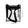 BIUDECO Clear Crossbody Stadium Bag with Adjustable Strap Transparent Purse for Outdoor Events Music Festivals and Sports Stylish and Functional Accessory for Women and Men view 3