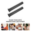 Outanaya 1set Dumbbell Handle Sleeve Set Slide Grip for Barbell Plastic Fall Handlebar Cover for Home and Gym Workouts Design view 2