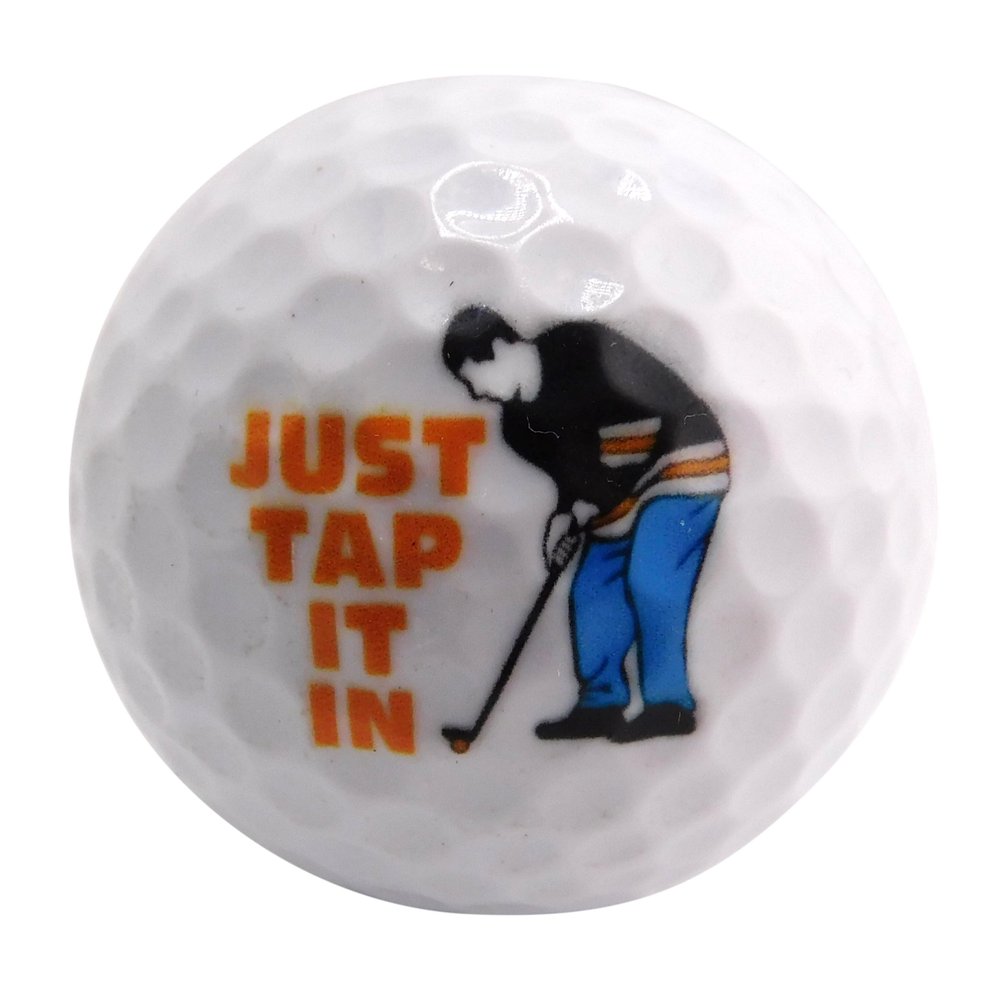 Westmon Works Just Tap It in Golf Ball Novelty Ball for a Happy Golfer