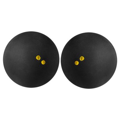 VANZACK 2pcs Squash Balls Double Yellow Dot Professional Racket Ball High Elastic