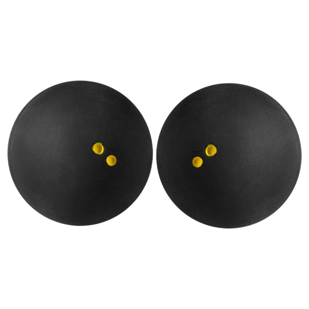VANZACK 2pcs Squash Balls Double Yellow Dot Professional Racket Ball High Elastic