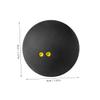 VANZACK 2pcs Squash Balls Double Yellow Dot Professional Racket Ball High Elastic view 2