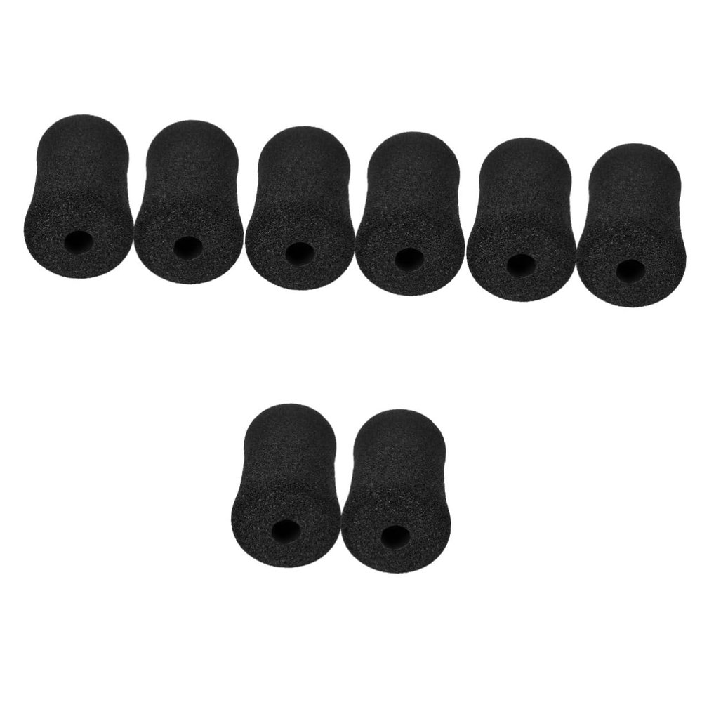 COOLHIYA 8pcs Gym Replacement Parts Leg Extension Machine Cover Foot Pads Tube Grip Foam Roller Pad Replacement