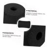 COOLHIYA 8pcs Gym Replacement Parts Leg Extension Machine Cover Foot Pads Tube Grip Foam Roller Pad Replacement view 2