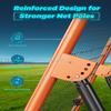 Volleyball Rebounder Net 7x4 ft, Training Equipment with Angle Customization for Practicing Volleying, Bumping, Spiking Training, Portable Travel Bag view 4