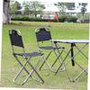 WOONEKY Foldable Camping Stool Compact Portable Canopy for Outdoor Sports Fishing 1pc view 2